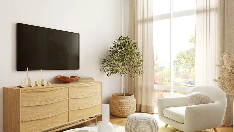 Smart TV illustration representing an IPTV setup walkthrough